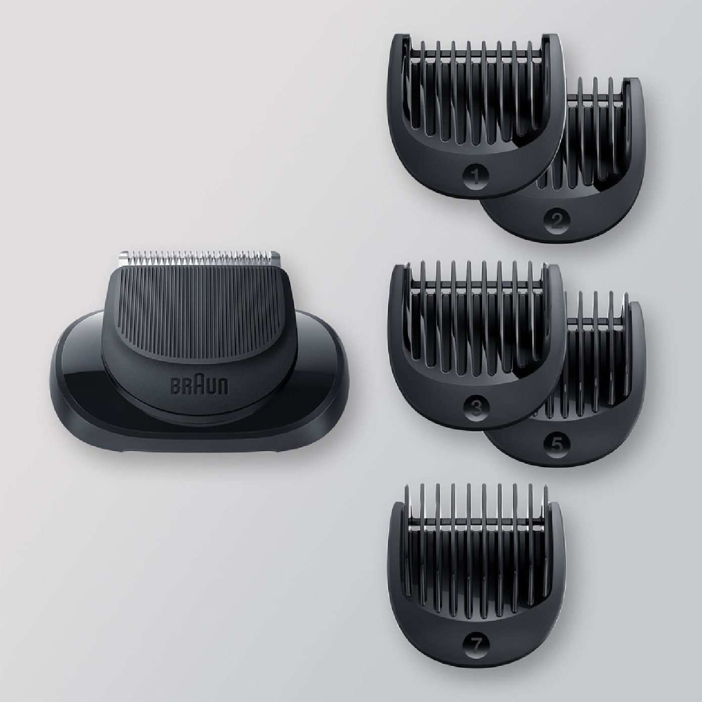 05-BT Beard Trimmer Attachment with Length Comb for Braun Series 5 6 7 Shaver 1s