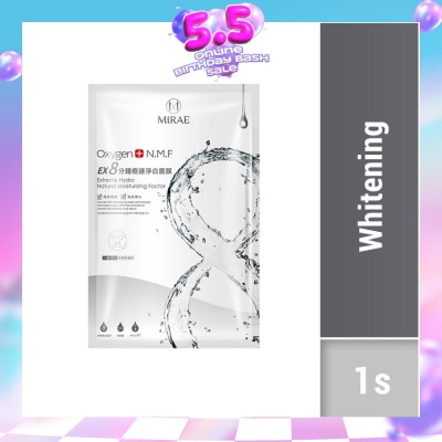 MIRAE - Ex8 Minutes Whitening Mask (To Protect Against Pigmentation And Promote Glowing Skin, Delivers The Benefits Of A 20 Minute Sheet Mask In Just 8 Minutes) 1s (Expiry: Feb`2027)