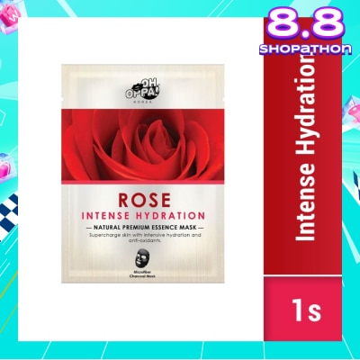 OH OPPA Natural Premium Essence Mask Rose 1s (Expiry: Mar`2026)