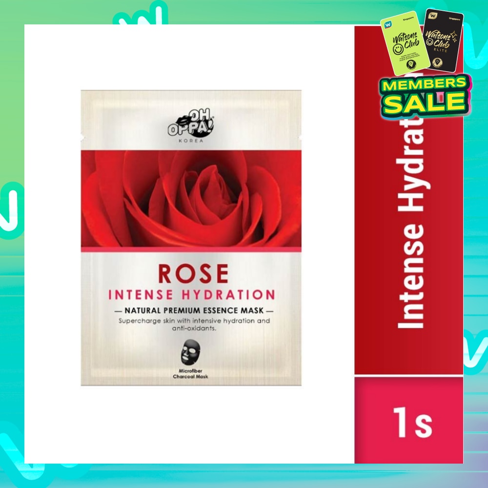 Natural Premium Essence Mask Rose 1s (Expiry: Mar`2026)