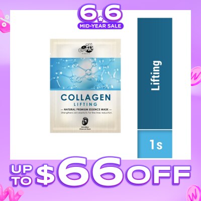 OH OPPA - Natural Premium Essence Mask (Collagen), Skin Revitalization, Strengthen Skin Elasticty, Fine Lines Reduction For A Smooth, Youthful Appearance 1s