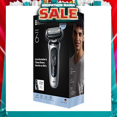 BRAUN - Series 6 Rechargable Electric Shaver 62-S1000s (Wet & Dry) with Travel Case 1s