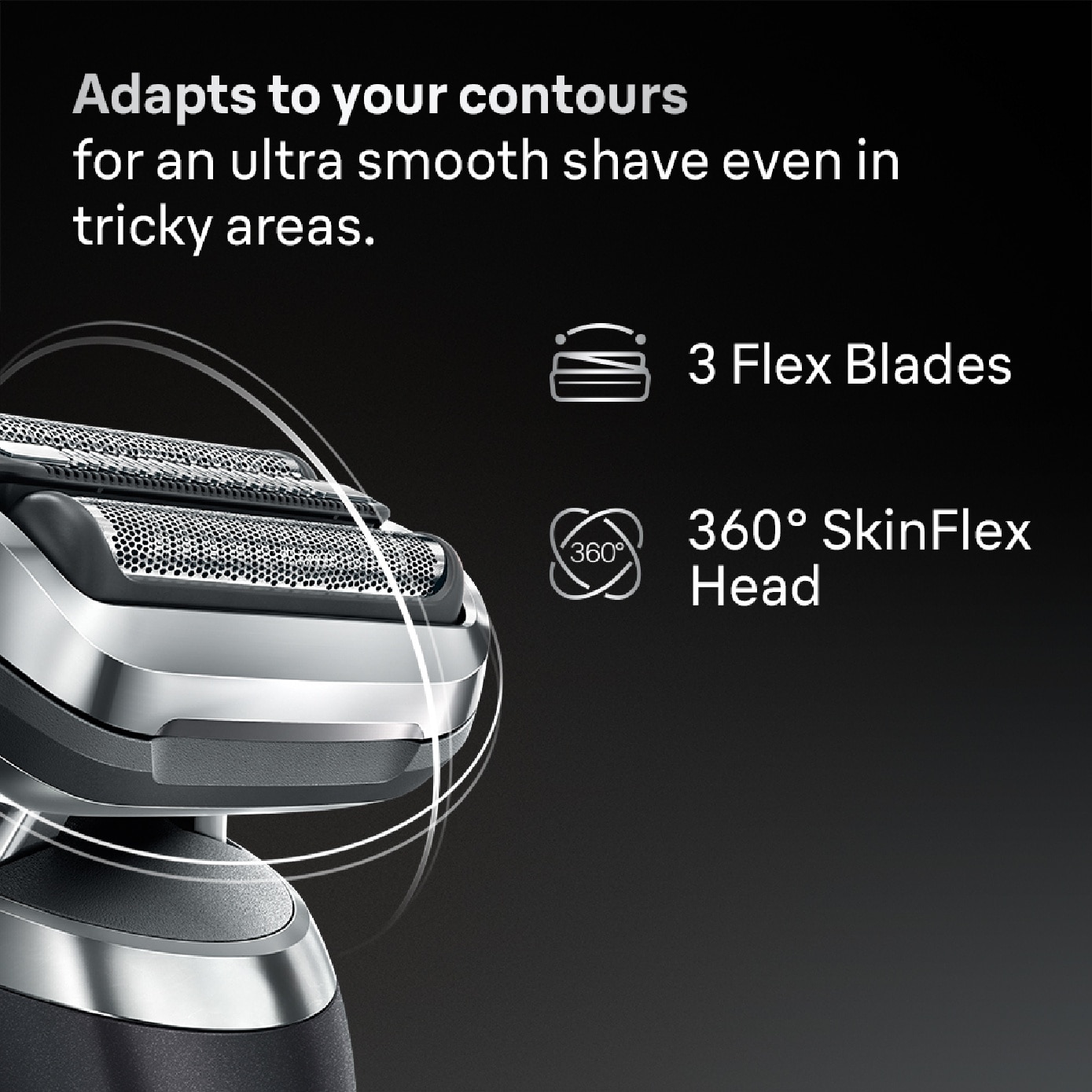 Series 7 Flex Rechargable Electric Shaver 72-G7200cc (Wet & Dry) with Smart Care Centre 1s