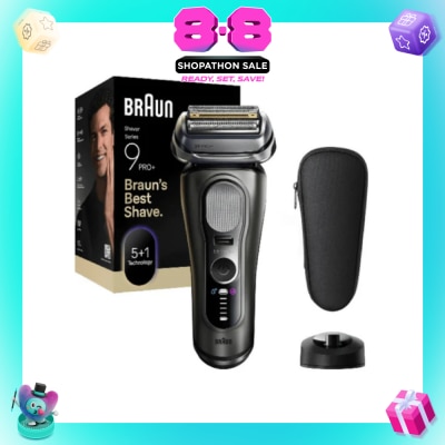 BRAUN - Series 9 Pro+ 9615s Electric Shaver with Pro Trimmer & Pro SensoAdapt 1s