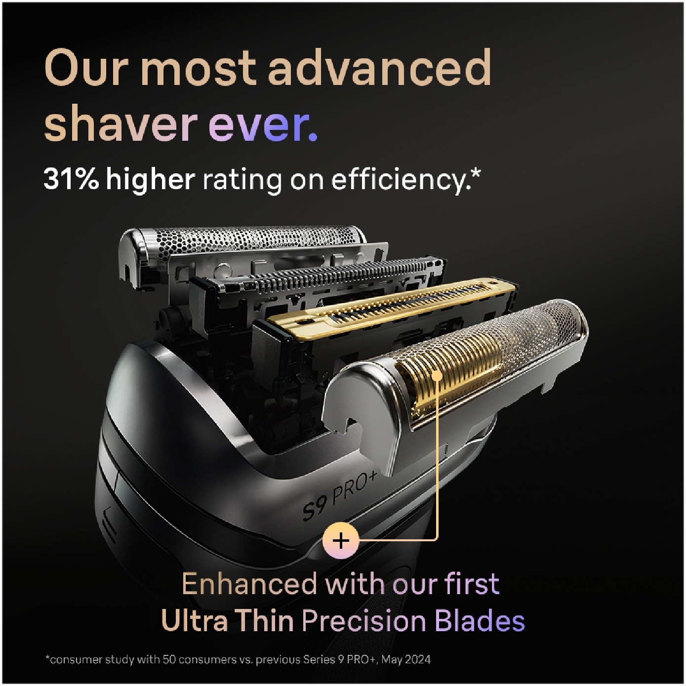 Series 9 Pro+ 9660ccps 6-in-1 Electric Shaver with Smart Care Center 1s