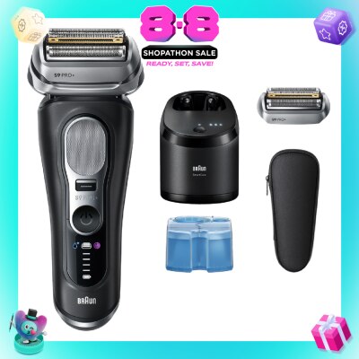 BRAUN - Series 9 Pro+ 9660ccps 6-in-1 Electric Shaver with Smart Care Center 1s