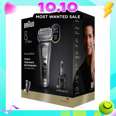 BRAUN Series 9 Pro+ 9675cc Electric Shaver with Smart Care Center & Power Case 1s image