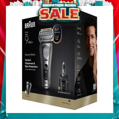 BRAUN - Series 9 Pro+ 9675cc Electric Shaver with Smart Care Center & Power Case 1s