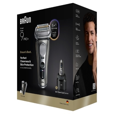 BRAUN - Series 9 Pro+ 9675cc Electric Shaver with Smart Care Center & Power Case 1s