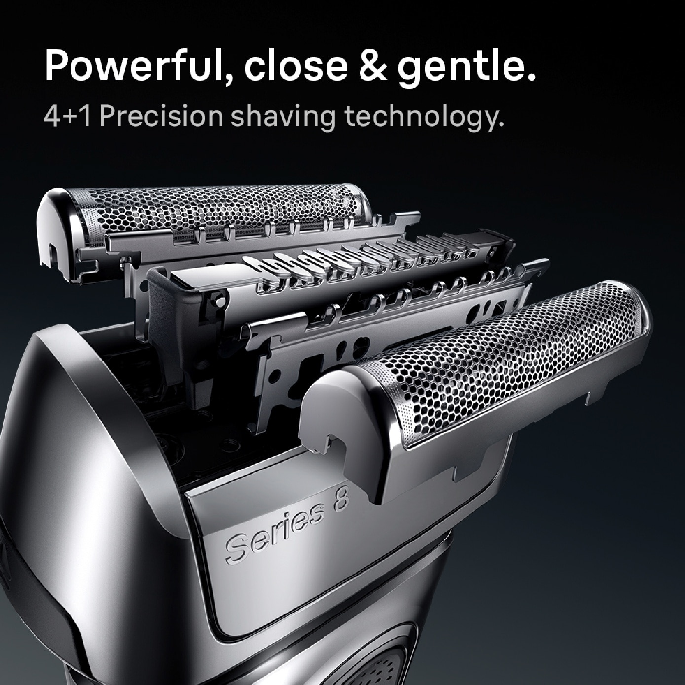 Series 8 8617s Men's Electric Shaver with SensoAdapt Technology 1s
