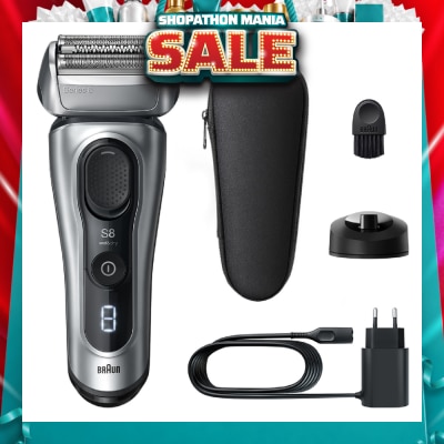BRAUN - Series 8 8617s Men's Electric Shaver with SensoAdapt Technology 1s