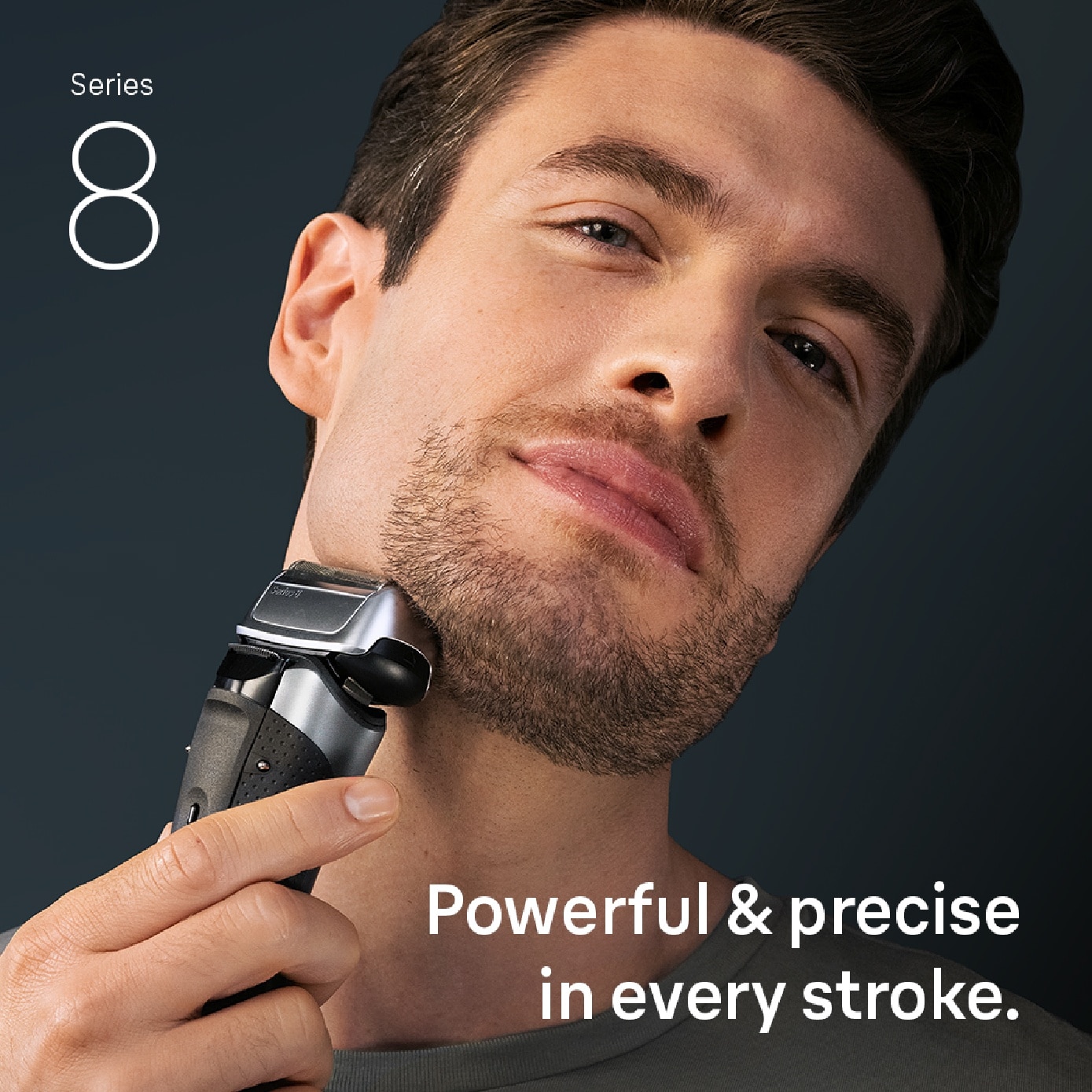 Series 8 8617s Men's Electric Shaver with SensoAdapt Technology 1s