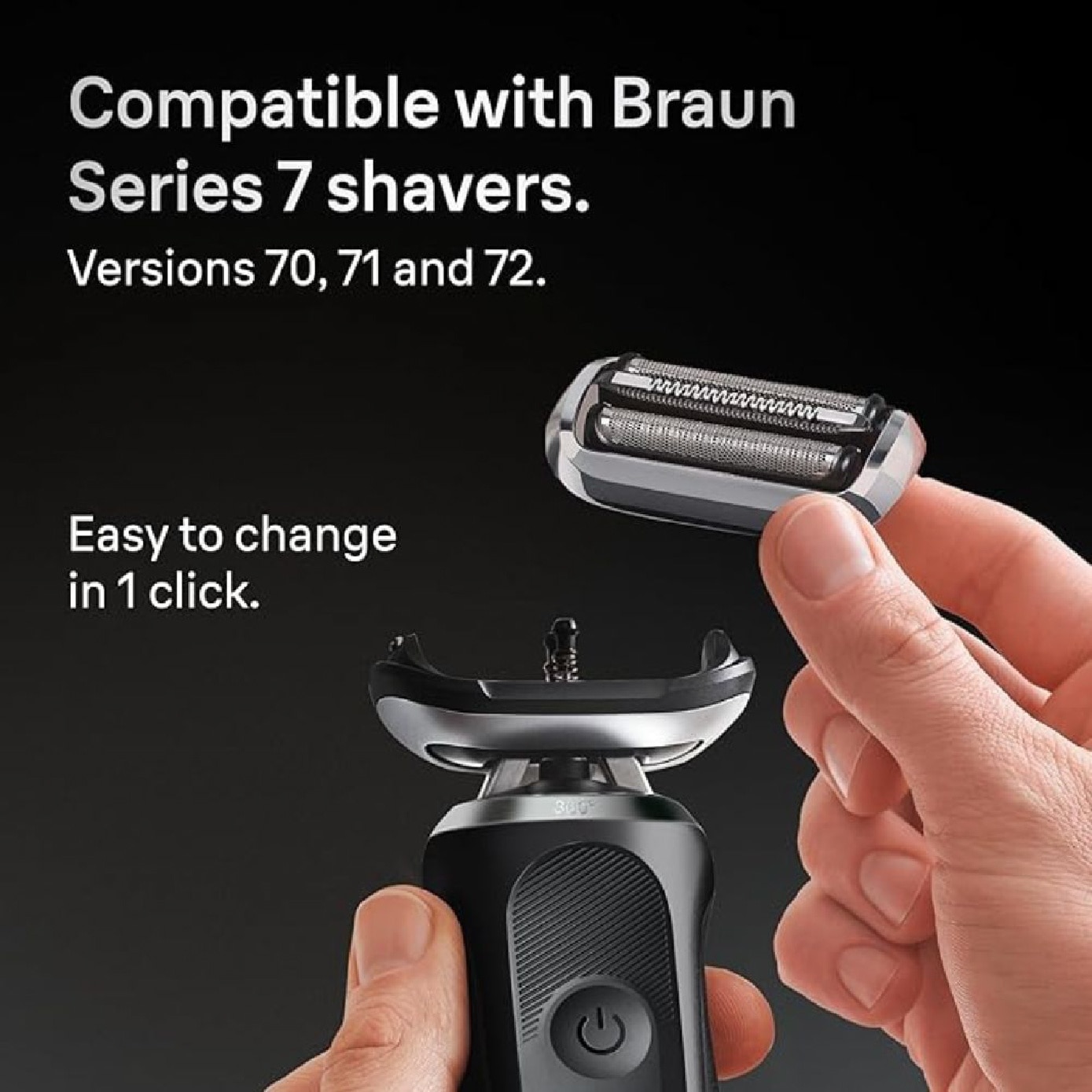 Series 7 74S Replacement Shaving Head Cassette 1s