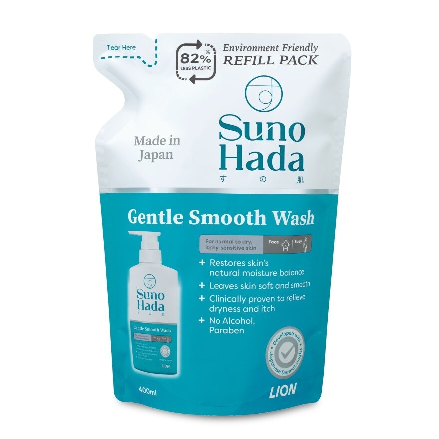 Gentle Smooth Wash Refill (Relieve Dryness & Itch) 400ml