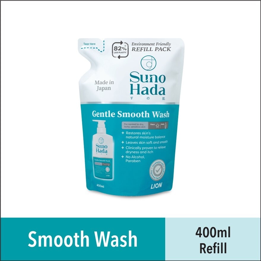 Gentle Smooth Wash Refill (Relieve Dryness & Itch) 400ml