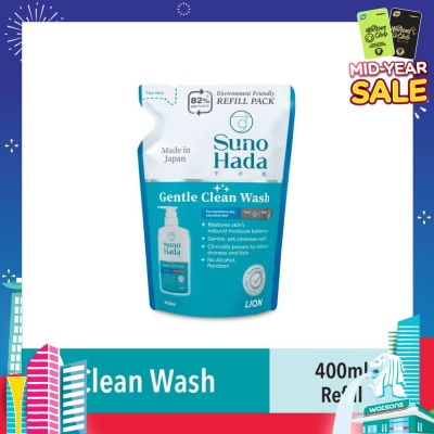 SUNOHADA Gentle Clean Wash Refill (Relieve Dryness & Itch) 400ml