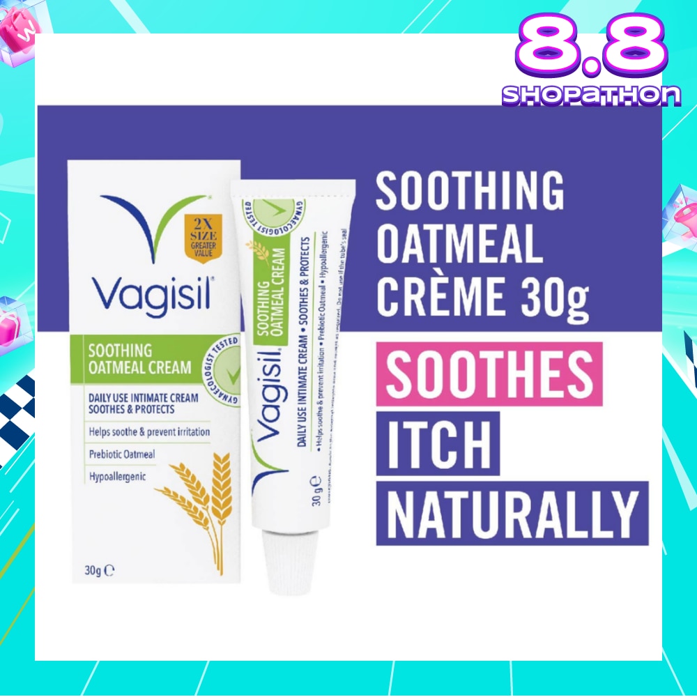 Soothing Oatmeal Creme (Daily Use + Helps Soothe & Prevent Irritation) 30g