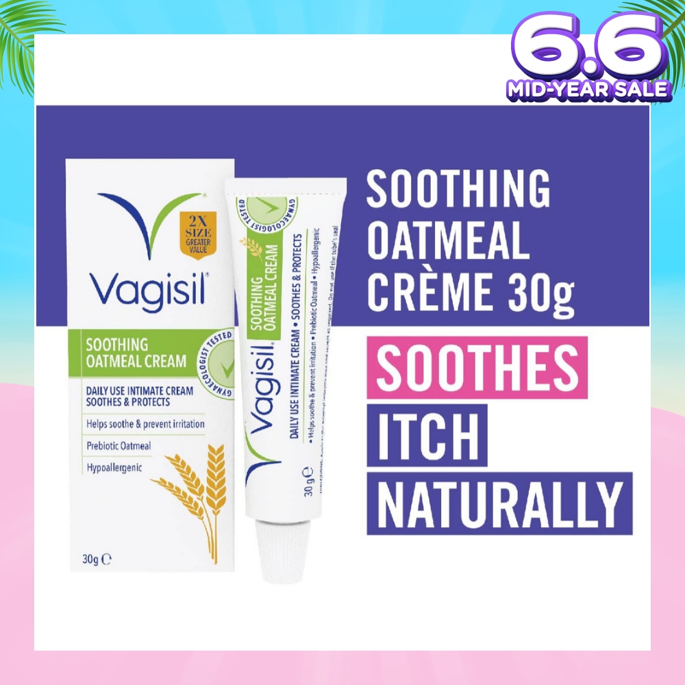 Soothing Oatmeal Creme (Daily Use + Helps Soothe & Prevent Irritation) 30g