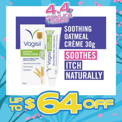 VAGISIL® - Soothing Oatmeal Creme (Daily Use + Helps Soothe & Prevent Irritation) 30g