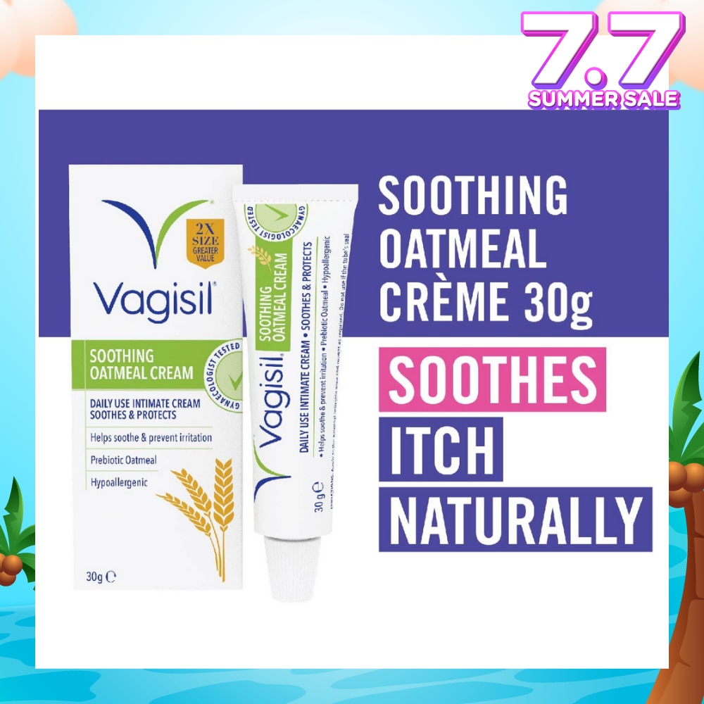 Soothing Oatmeal Creme (Daily Use + Helps Soothe & Prevent Irritation) 30g