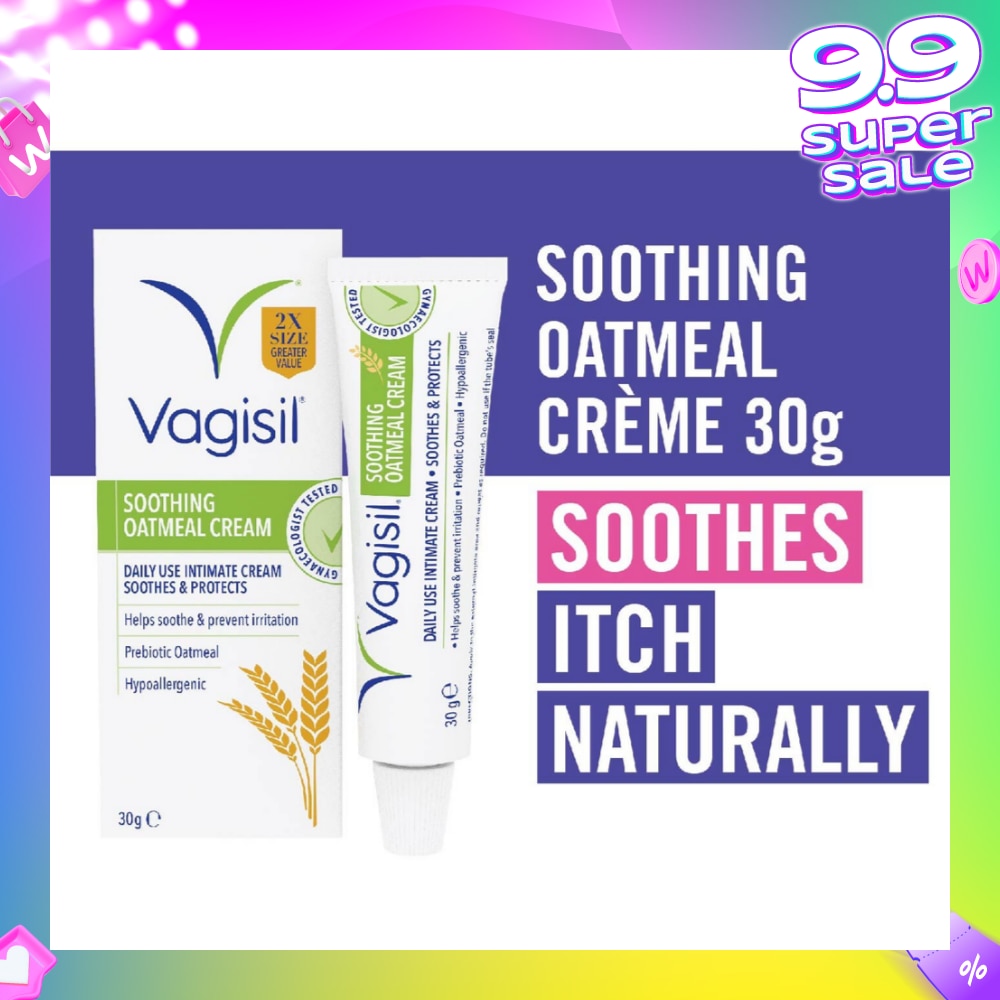 Soothing Oatmeal Creme (Daily Use + Helps Soothe & Prevent Irritation) 30g