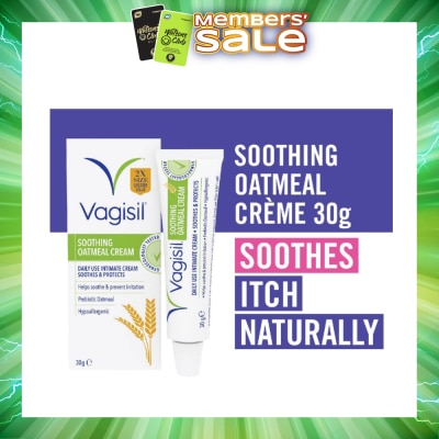 VAGISIL® - Soothing Oatmeal Creme (Daily Use + Helps Soothe & Prevent Irritation) 30g
