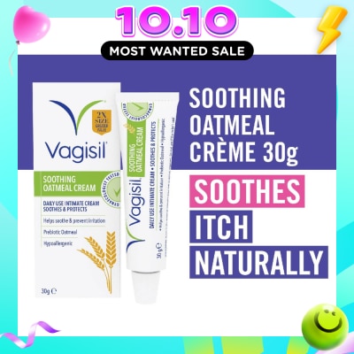 VAGISIL® Soothing Oatmeal Creme (Daily Use + Helps Soothe & Prevent Irritation) 30g image