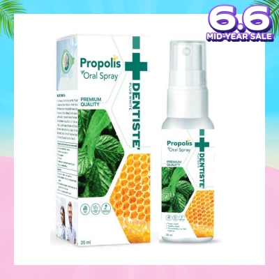 DENTISTE Propolis Oral Spray (Helps In Promoting Recovery Of Minor Mouth And Throat Infections) 20ml