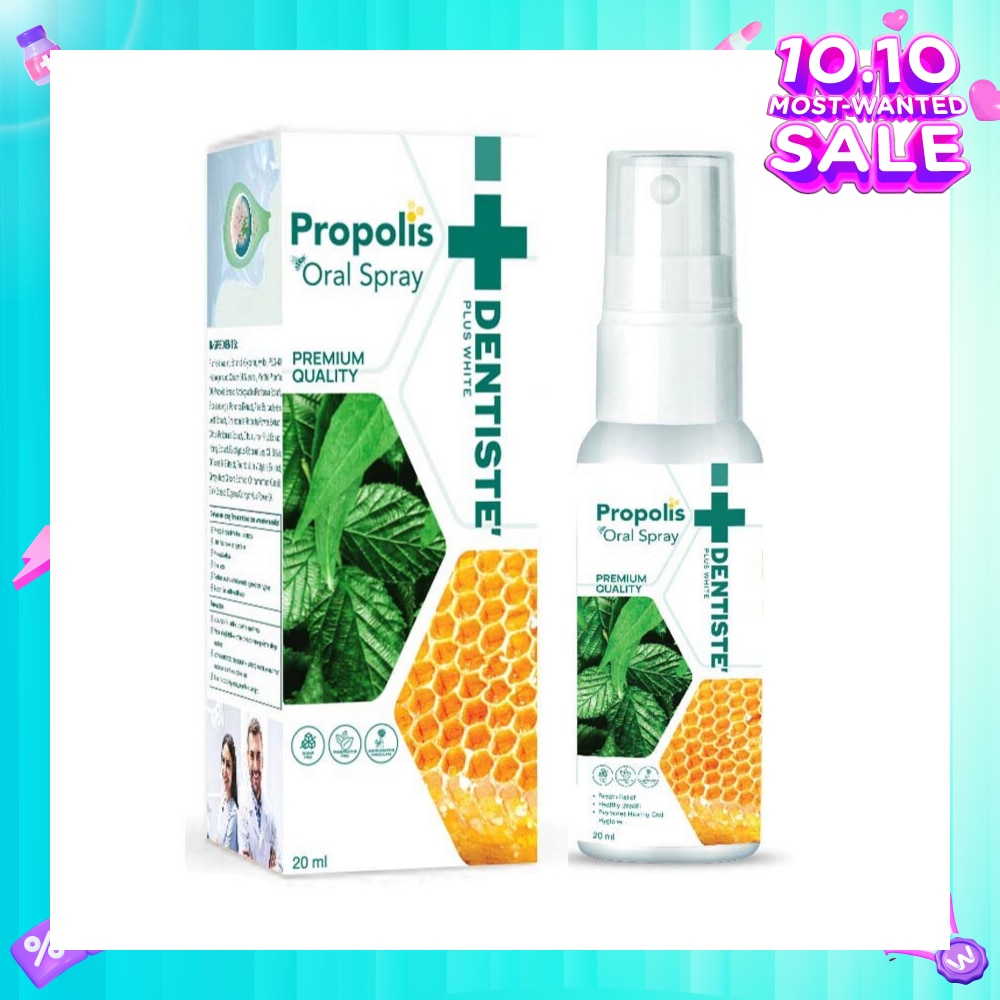 Propolis Oral Spray (Helps In Promoting Recovery Of Minor Mouth And Throat Infections) 20ml