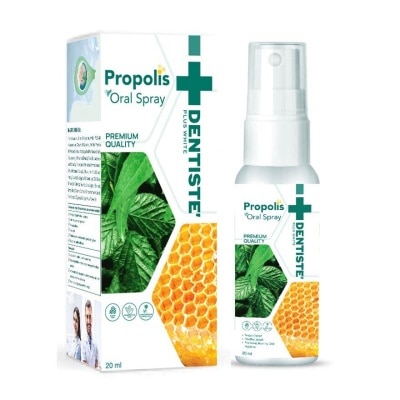 DENTISTE Propolis Oral Spray (Helps In Promoting Recovery Of Minor Mouth And Throat Infections) 20ml