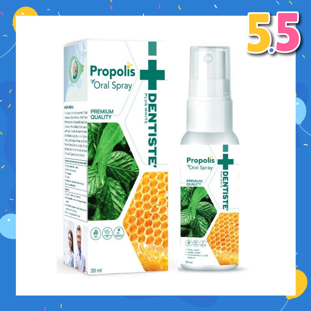 Propolis Oral Spray (Helps In Promoting Recovery Of Minor Mouth And Throat Infections) 20ml