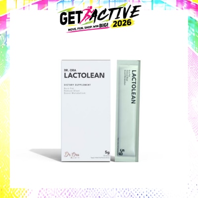 DR ORA - Lactolean 10Billion Cfu Probiotics Digestive Enzyme Supplement Moro Blood Orange (Sachets) 5g X 15s (Expiry: Jul`2027) image