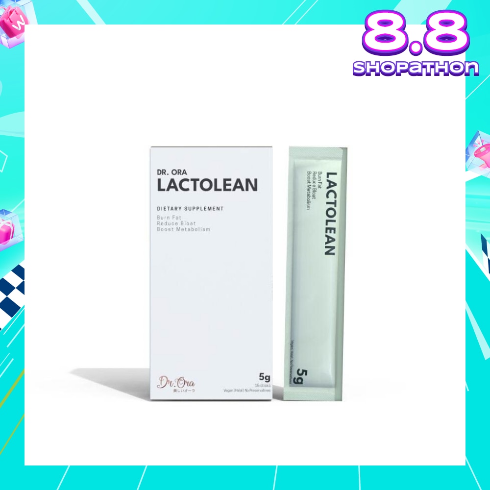 Lactolean 10Billion Cfu Probiotics Digestive Enzyme Supplement Moro Blood Orange (Sachets) 5g X 15s