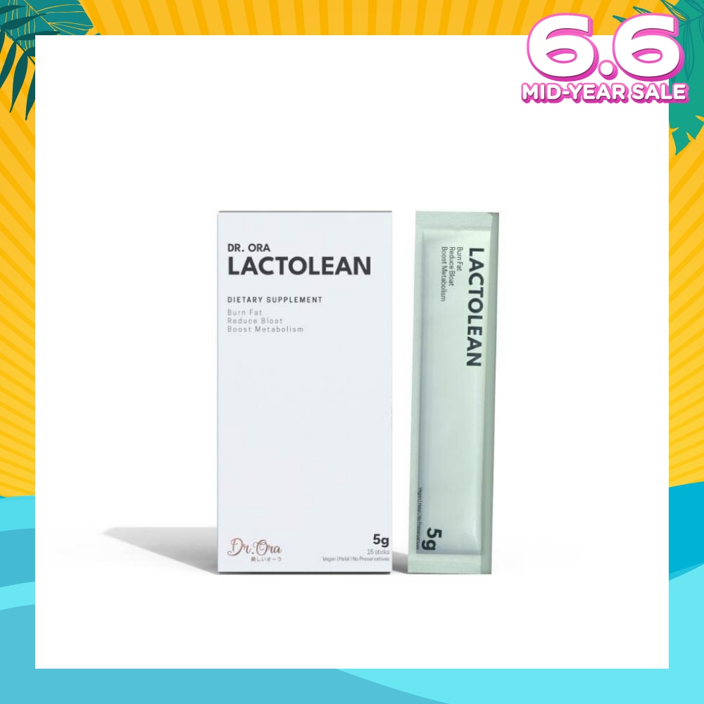 Lactolean 10Billion Cfu Probiotics Digestive Enzyme Supplement Moro Blood Orange (Sachets) 5g X 15s