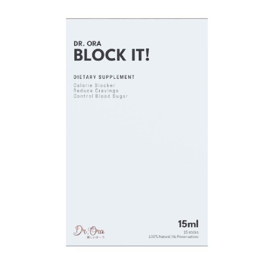 Block It! Diabetic Friendly Carb Blocker (Calorie Blocker, Reduce Cravings, Prevents Food Coma) Sachets, 15ml X 5s