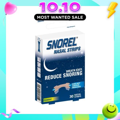 SNOREL Nasal Strip (Reduce Snoring) 30s image
