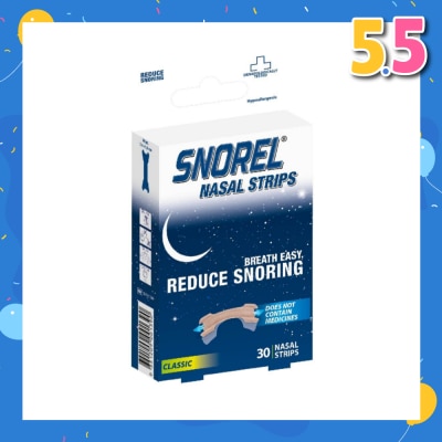 SNOREL Nasal Strip (Reduce Snoring) 30s