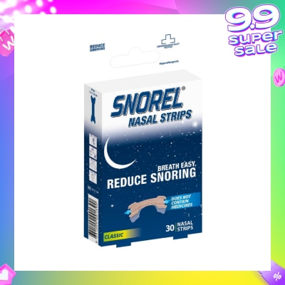 SNOREL Nasal Strip (Reduce Snoring) 30s