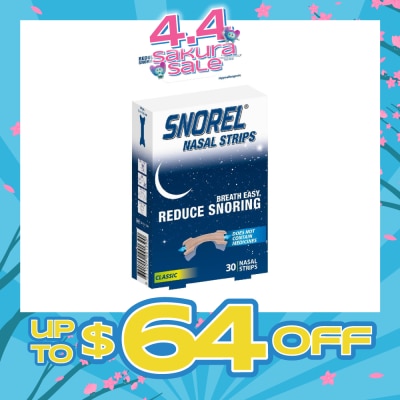 SNOREL - Nasal Strip (Reduce Snoring) 30s