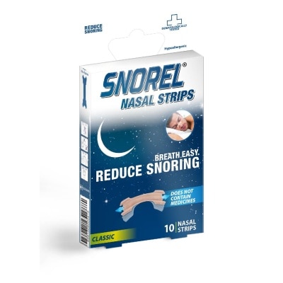 SNOREL Nasal Strip (Reduce Snoring) 10s