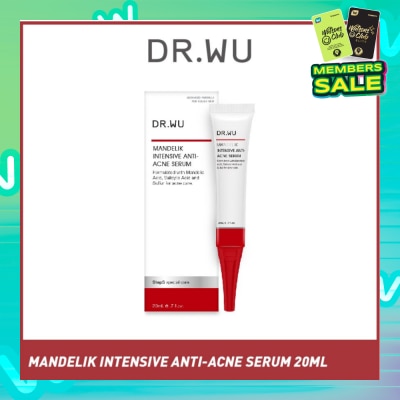 DR. WU Mandelik Intensive Anti Acne Serum (Effectively Prevents Acne And Unclogs Pores) 20ml