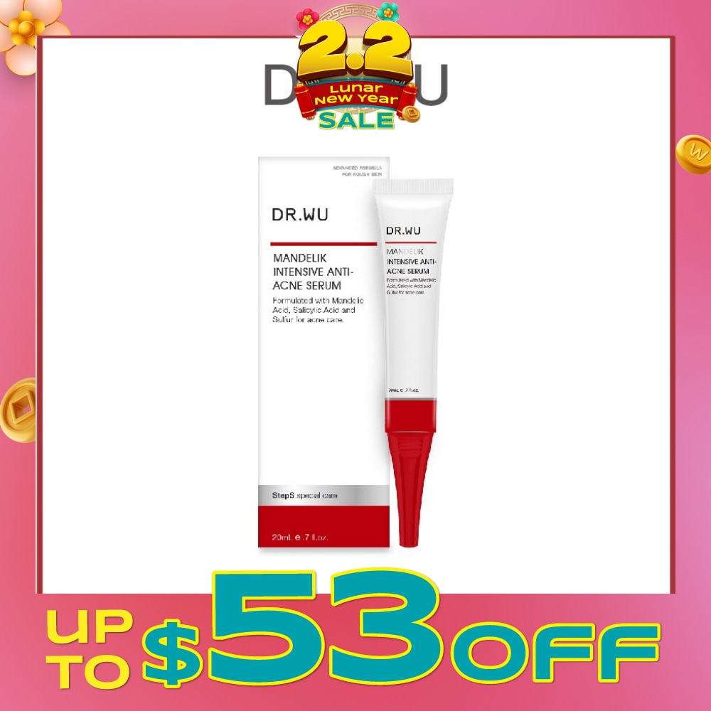 Mandelik Intensive Anti Acne Serum (Effectively Prevents Acne And Unclogs Pores) 20ml (Expiry: Jul`2026)