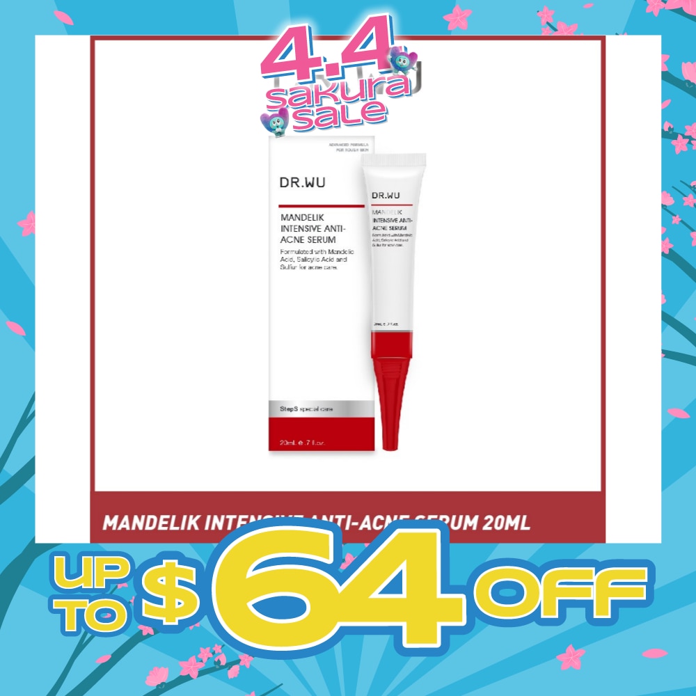 Mandelik Intensive Anti Acne Serum (Effectively Prevents Acne And Unclogs Pores) 20ml (Expiry: Jul`2026)