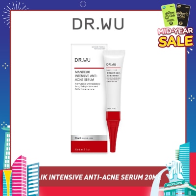 DR. WU Mandelik Intensive Anti Acne Serum (Effectively Prevents Acne And Unclogs Pores) 20ml