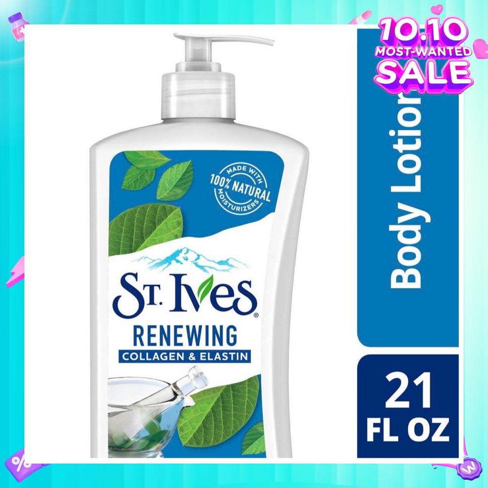 Renewing Lotion (Collagen And Elastin Body Lotion), Non Greasy Lotion Absorbs Quickly To Help Restore And Rejuvenate Skin 621ml