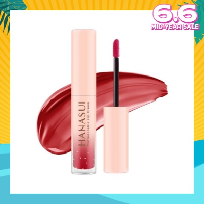 HANASUI Mattedorable Lip Cream 01 Kiss 4g (Expiry: Mar`2026)