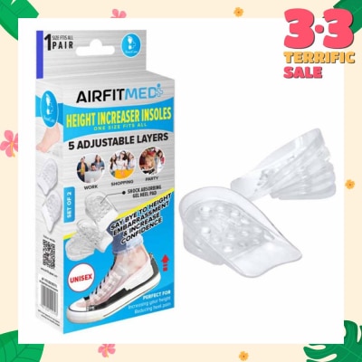 AIRFIT MEDI Height Increaser Insoles Set (With 5 Adjustable Layers) 1s