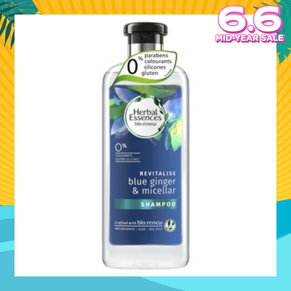 bio:renew Revitalise Blue Ginger & Micellar Shampoo 400 ml 