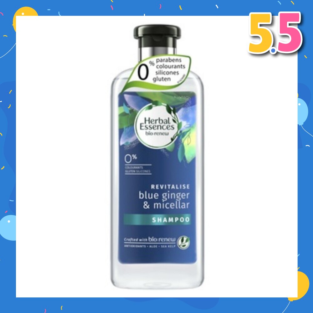 bio:renew Revitalise Blue Ginger & Micellar Shampoo 400 ml 