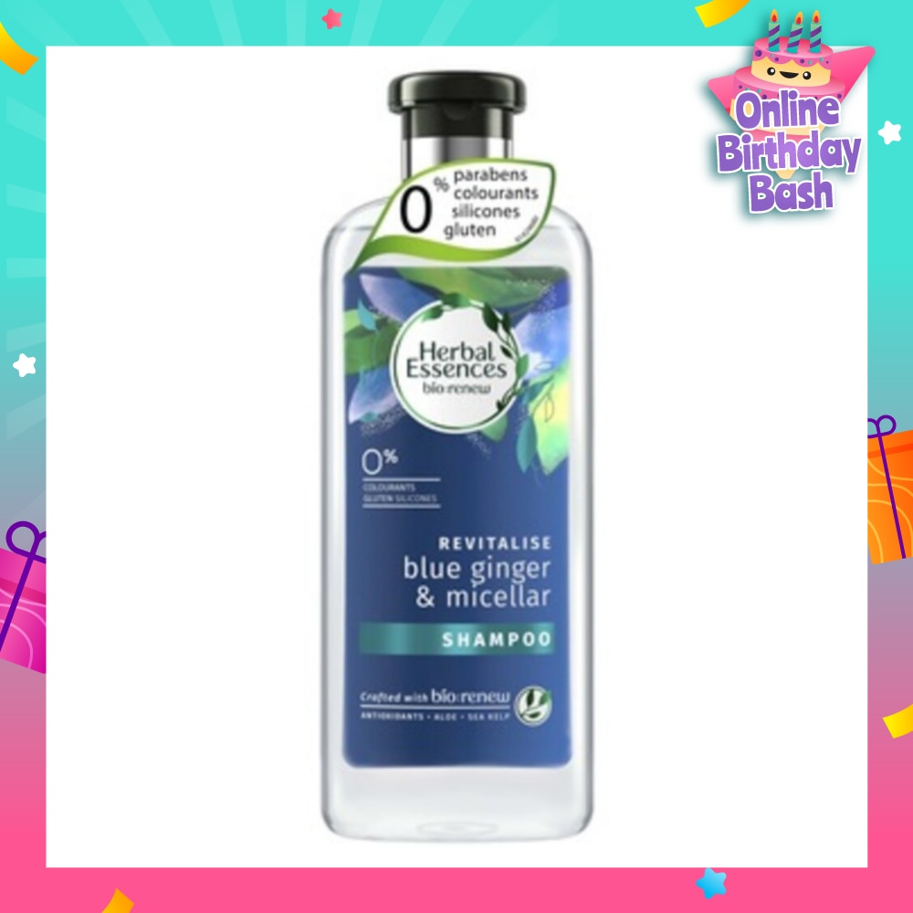 bio:renew Revitalise Blue Ginger & Micellar Shampoo 400 ml 
